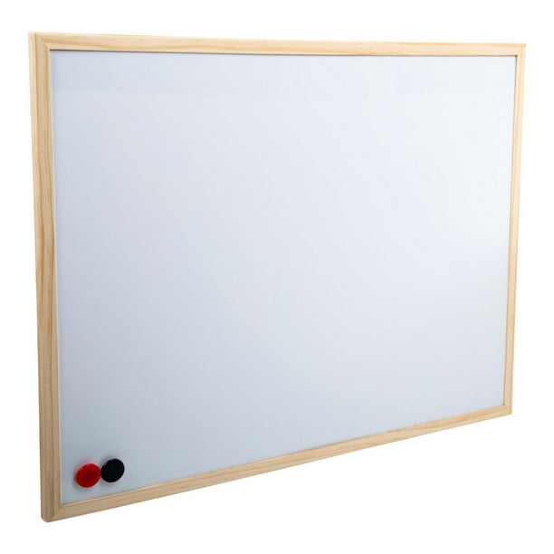 Tableau blanc émaillé 800° magnétique et effaçable à sec.