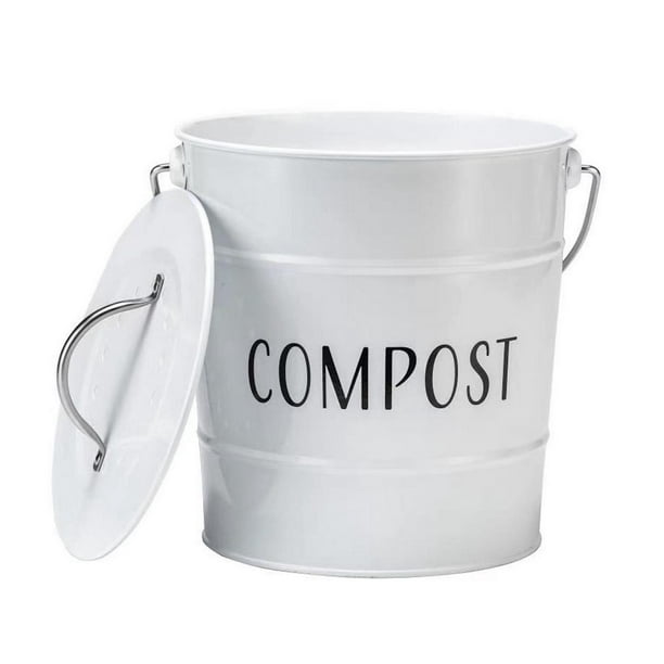 Seau compost gris 3,5L