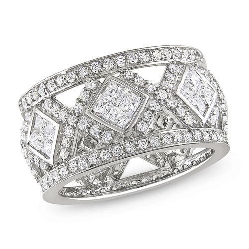 Bague mode Miadora en zircons cubiques 5.38 carat et argent sterling