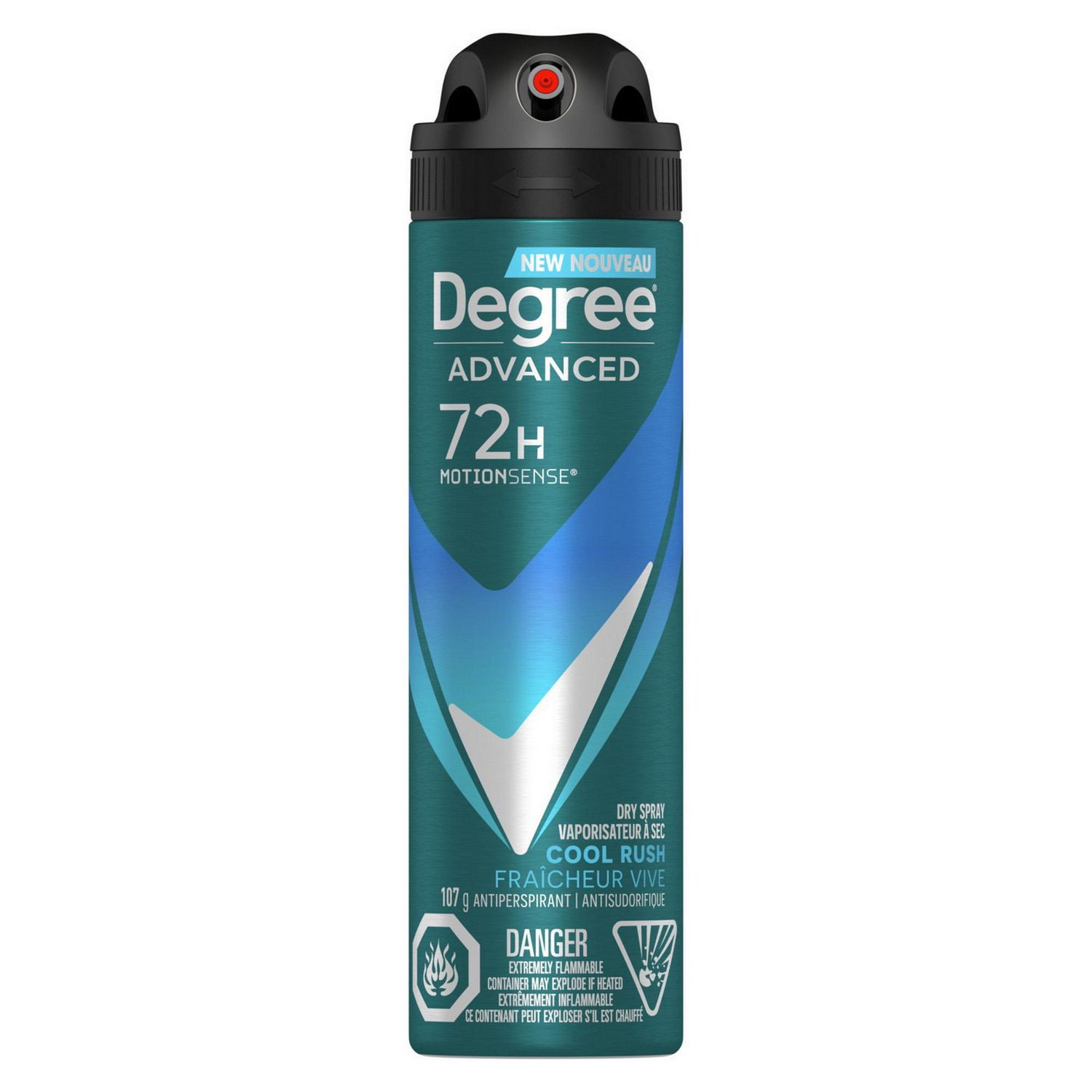 Degree Men Advanced Cool Rush Dry Spray Antiperspirant Walmart Canada