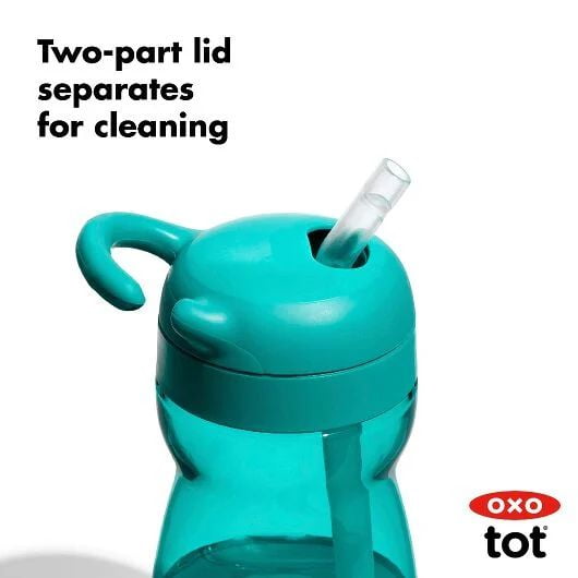 Oxo Tot Adventure Water Bottle - Opal - 12 ounces - 9 months +