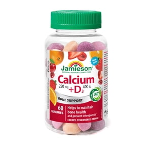 Jamieson Calcium Gummies with Vitamin D3, 60 Count