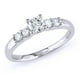 Bague de fiançailles Miabella avec 0.50 carat de diamants en or blanc 14k – image 1 sur 1
