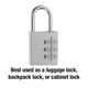 Cadenas à combinaison personnalisable Master Lock #630D 30 mm, numérique – image 2 sur 6