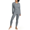 thumbnail image 2 of U.S. Polo Assn. Women's Ribbed Henley Long Underwear Thermal Set *Online Exclusive, 2 of 6