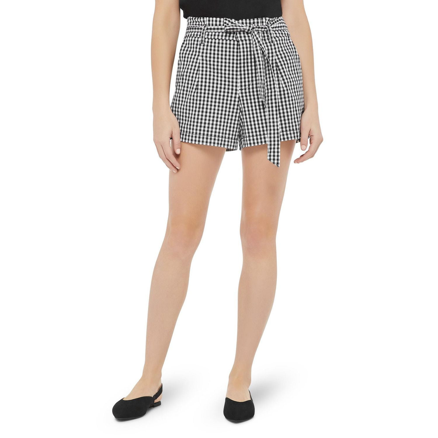 gingham shorts for women