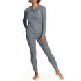 thumbnail image 3 of U.S. Polo Assn. Women's Ribbed Henley Long Underwear Thermal Set *Online Exclusive, 3 of 6