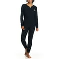 thumbnail image 1 of U.S. Polo Assn. Women's Ribbed Henley Long Underwear Thermal Set *Online Exclusive, 1 of 6