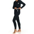 thumbnail image 4 of U.S. Polo Assn. Women's Ribbed Henley Long Underwear Thermal Set *Online Exclusive, 4 of 6