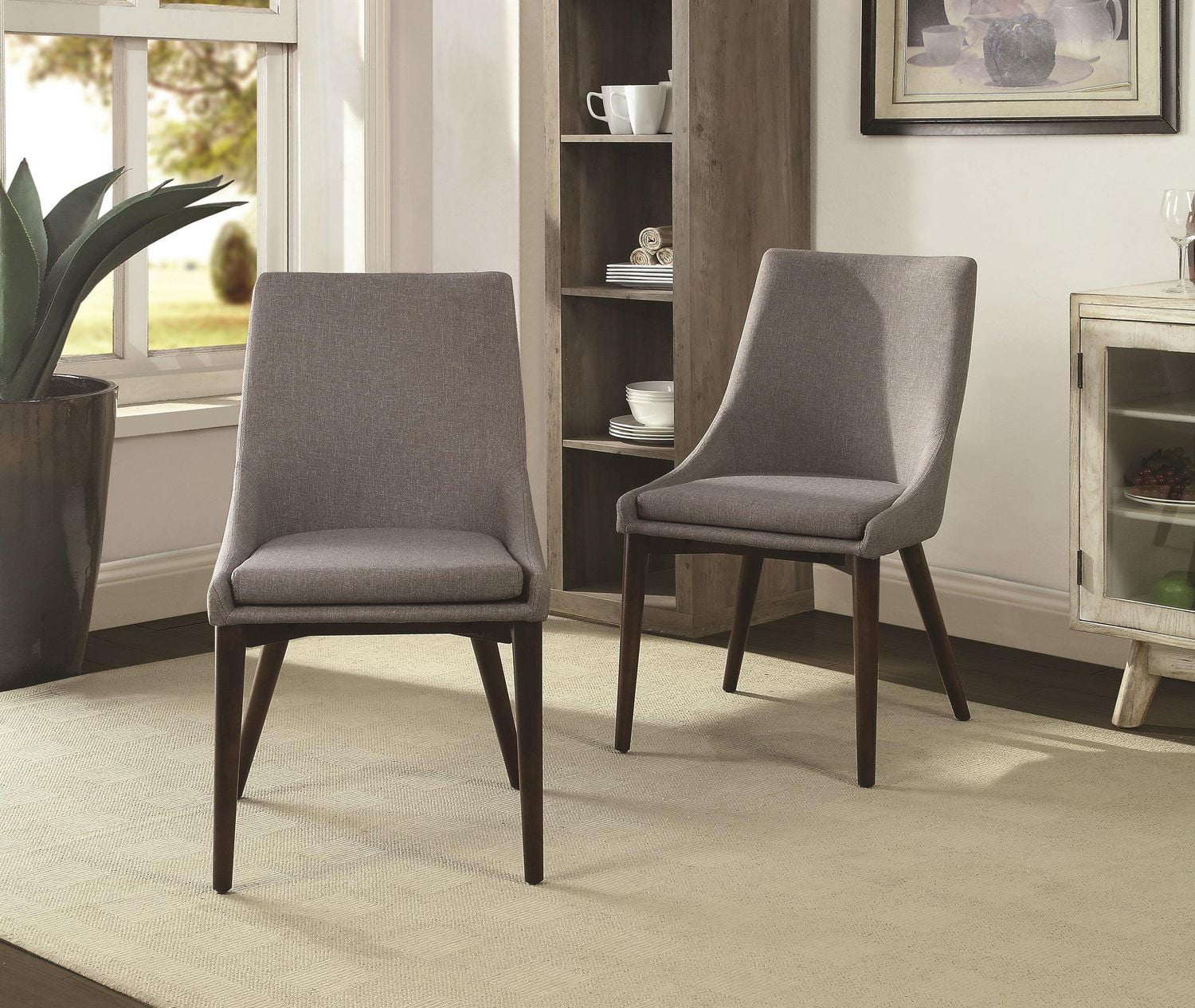 Topline Home Furnishings Grey Side Chairs Walmart Canada