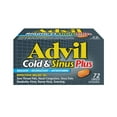 thumbnail image 1 of Advil Cold & Sinus Plus Caplets, 1 of 6