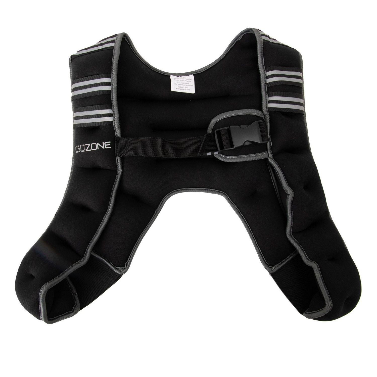 Black Weighted Compression Vest for Teens-Adults