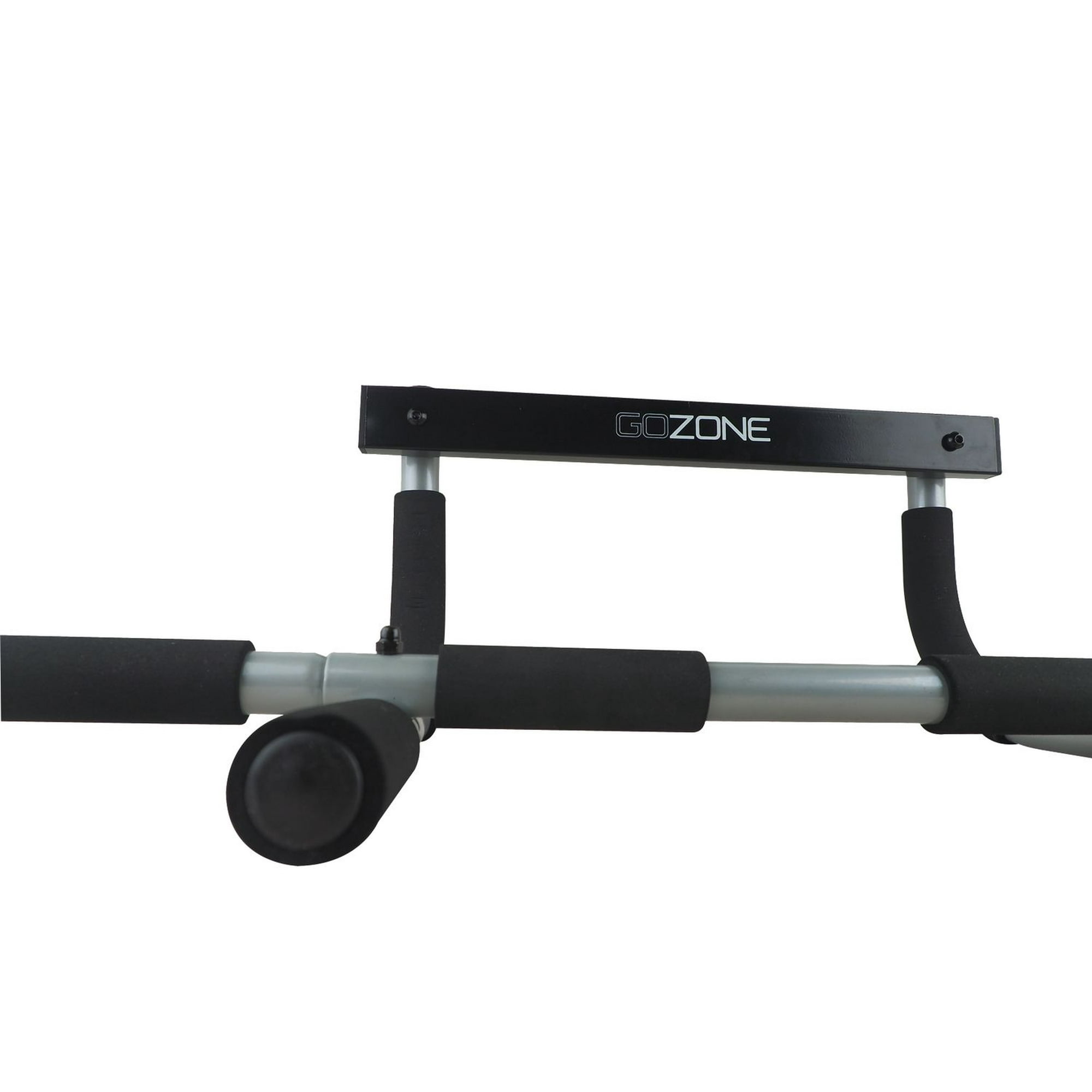 GoZone Door Gym – Black/Silver, Foam grip handles 