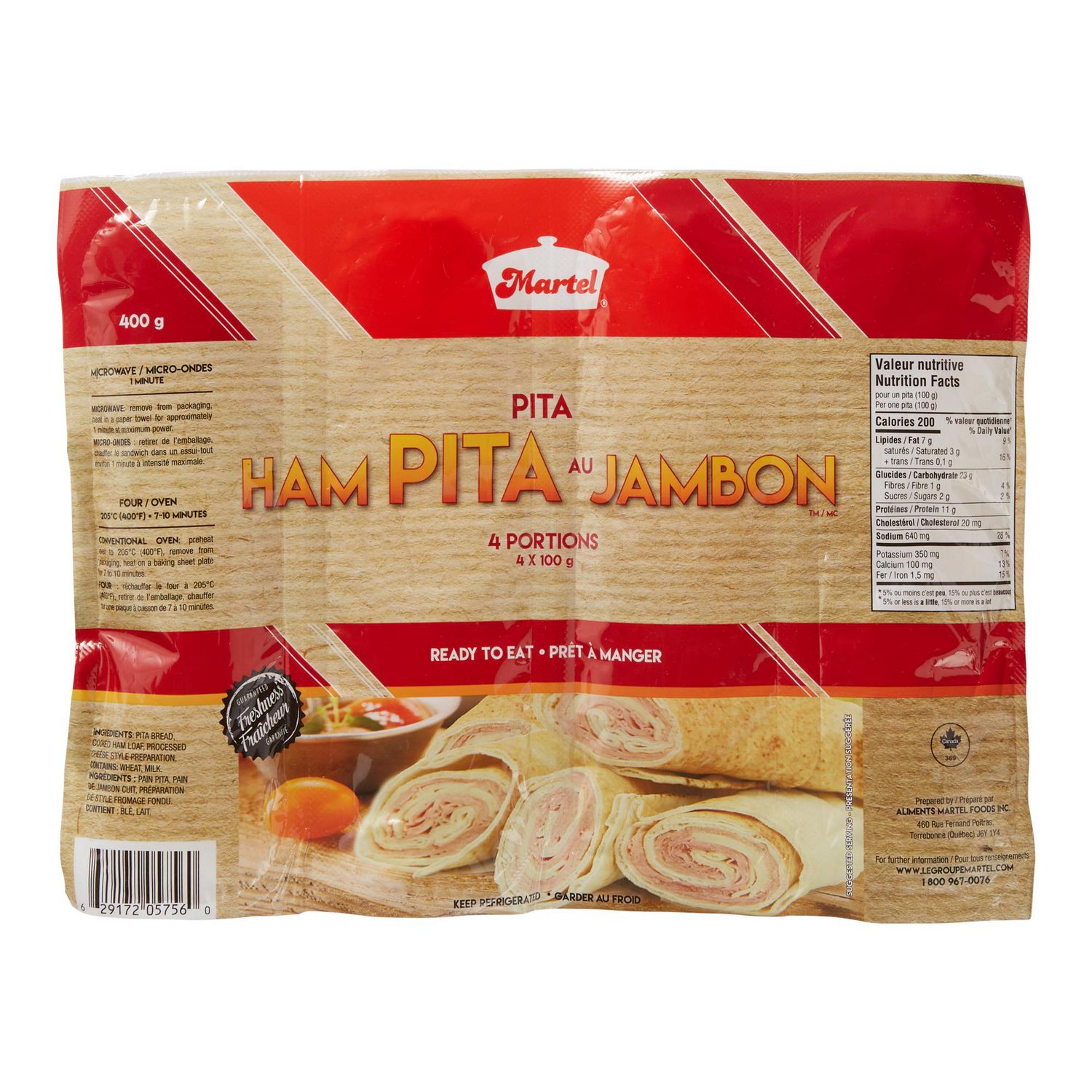 Martel Pizza Pita (4 Pack)