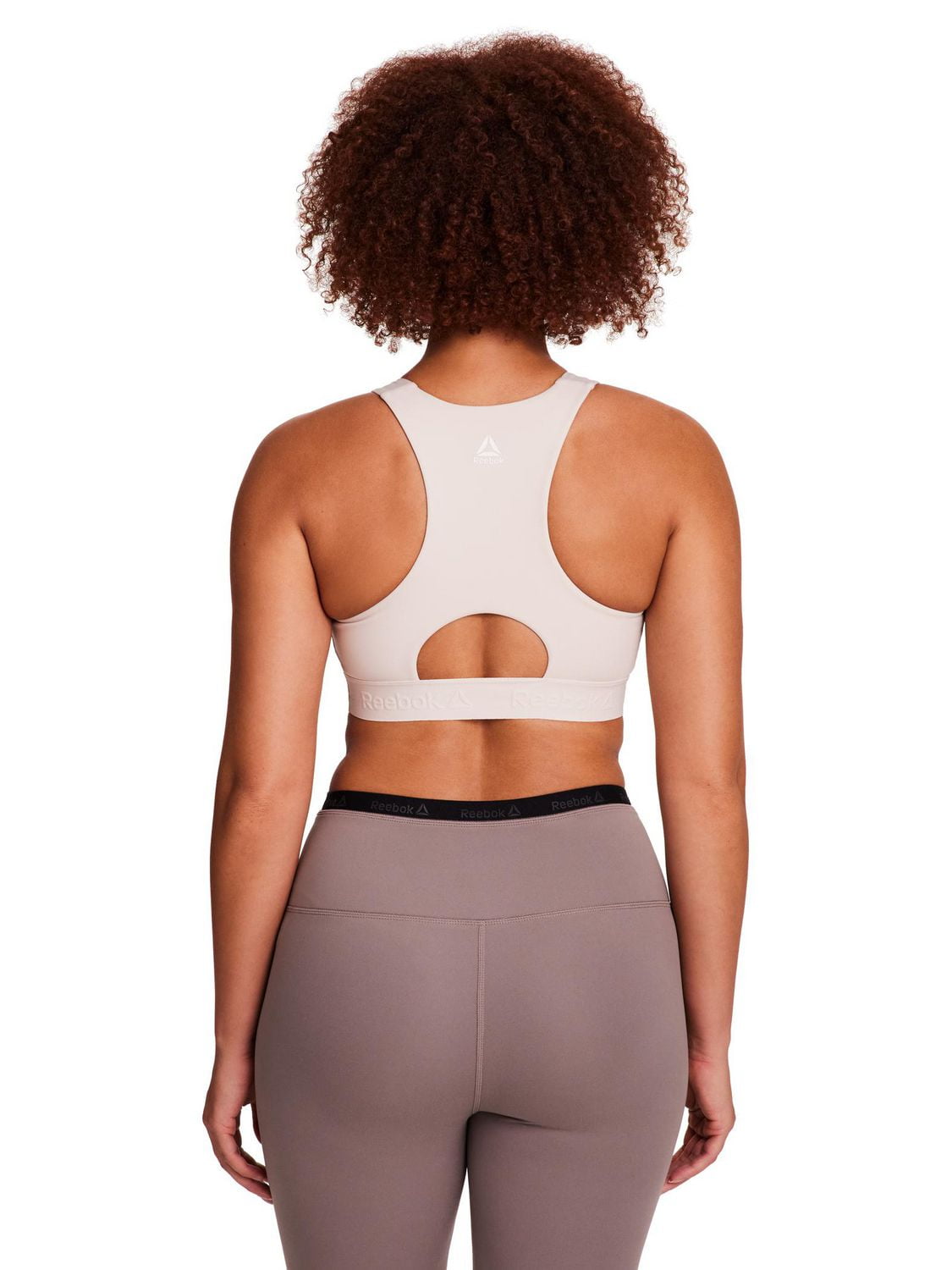 Reebok Women's Stronger Printed Sports Bra With Removable Cups