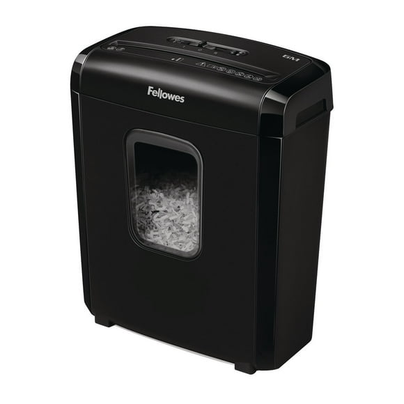 Déchiqueteuse Microshred 6M à micro-coupe - Noir
