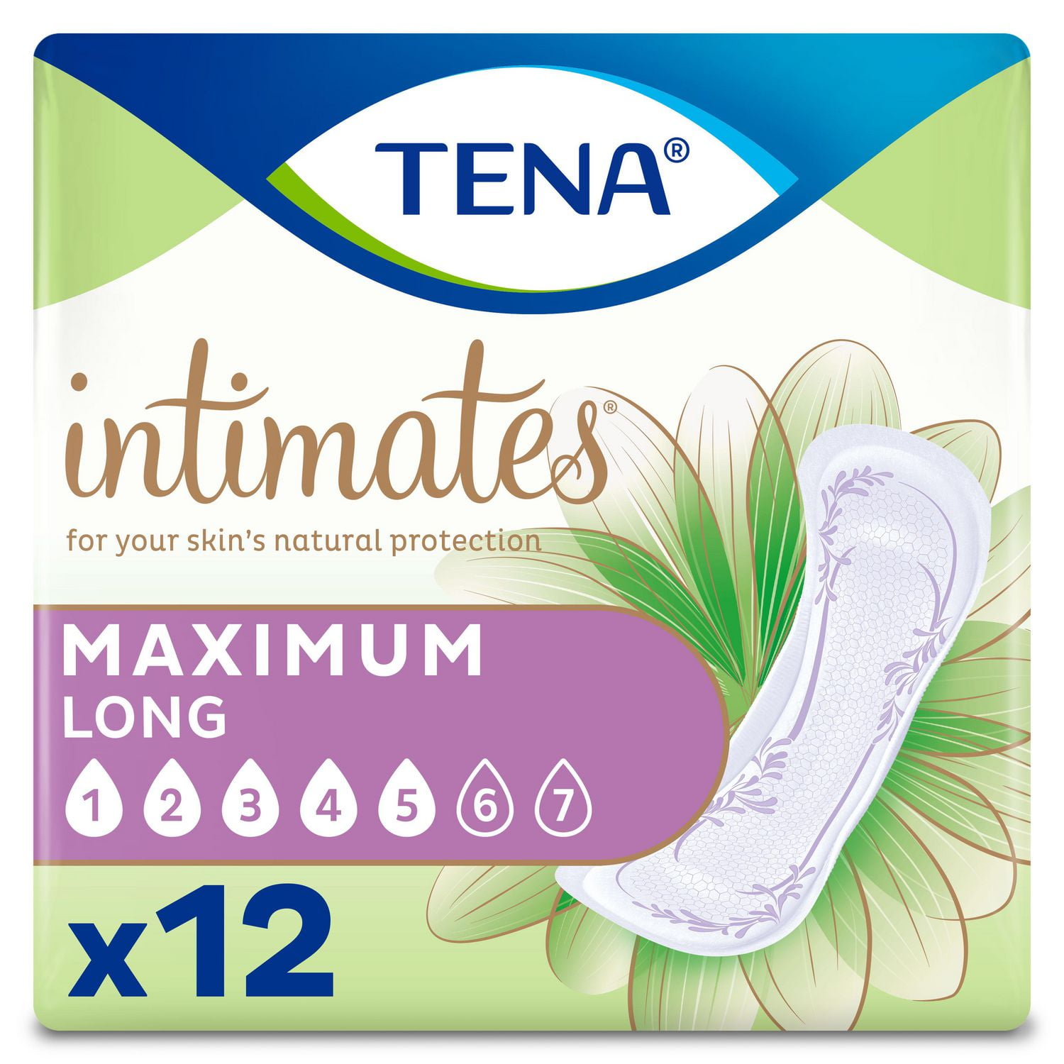 TENA Incontinence Pads Overnight Absorbency Extra Coverage Intimates - 135  Count