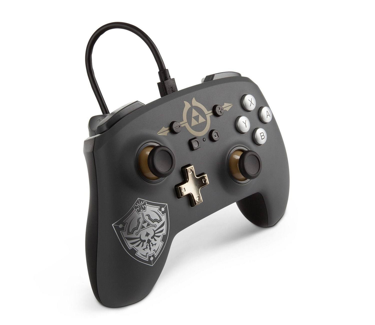 PowerA Enhanced Wired Controller for Nintendo Switch Hylian Shield