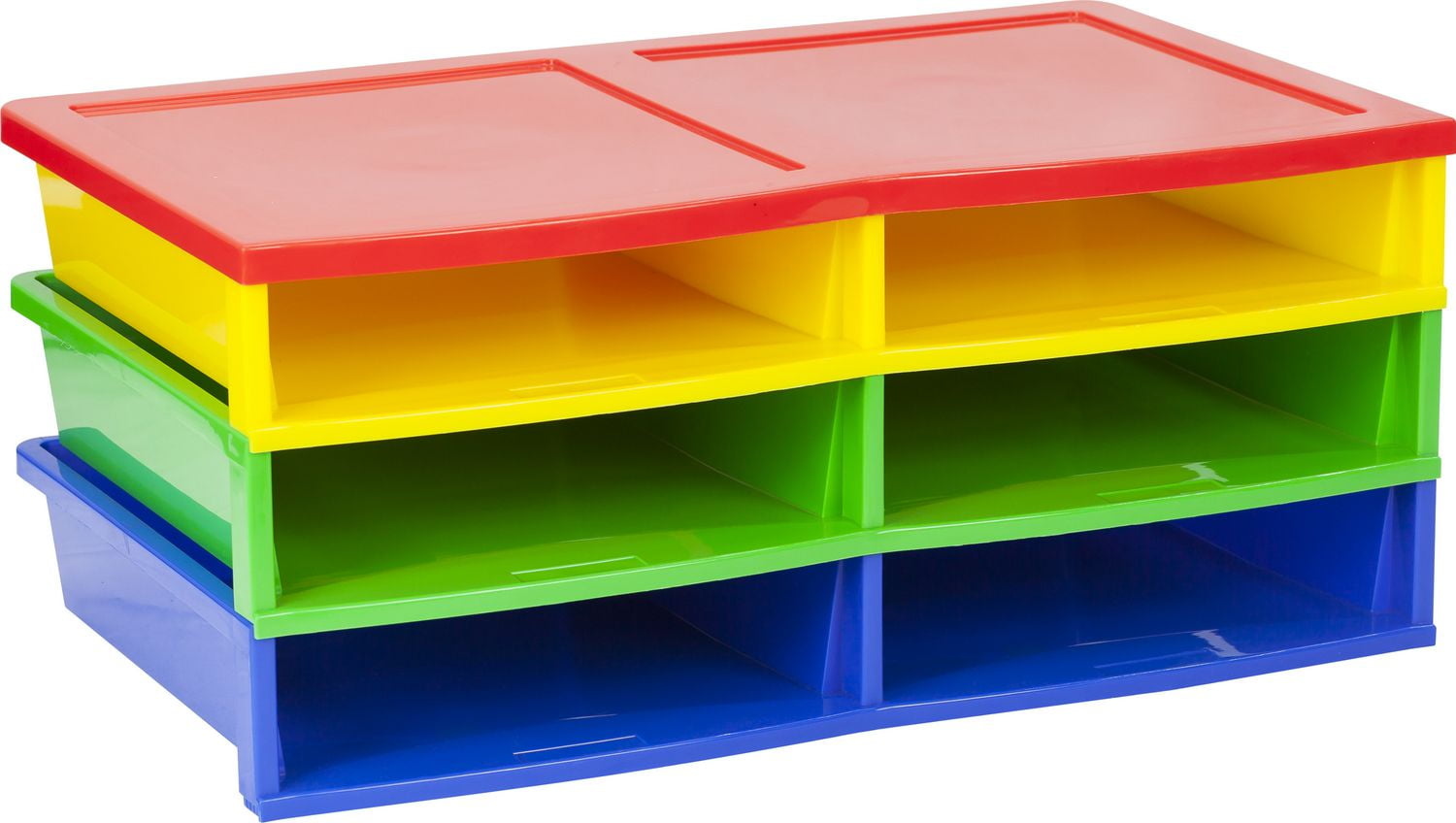 Storex Quick Stack Literature Sorter, 6 Compartments, Multicolored Walmart Canada