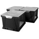 Storex Cube de stockage et de Classement, Noir (3 unités/paquet) – image 1 sur 3