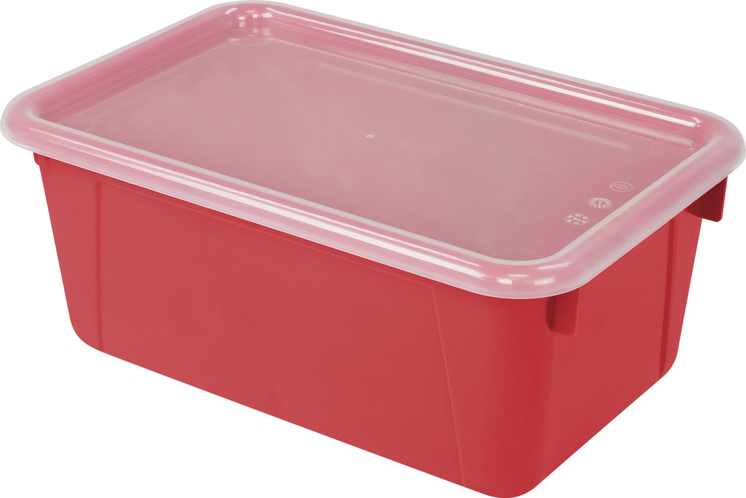 Petite caisse de rangement plastique ouverte 145x385x210mm couleur rouge  (Nesta box 7L)