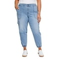thumbnail image 1 of George Women's Plus Knit Denim Jogger, 1 of 6