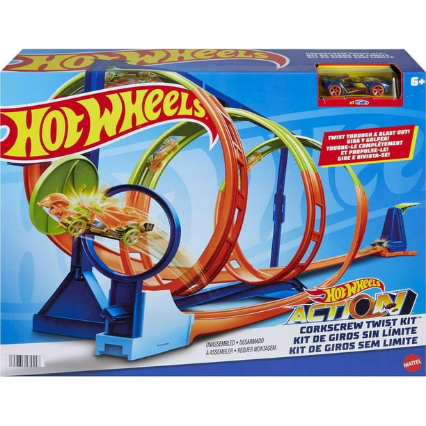 Circuit : spirale infernale multicolore Hot Wheels