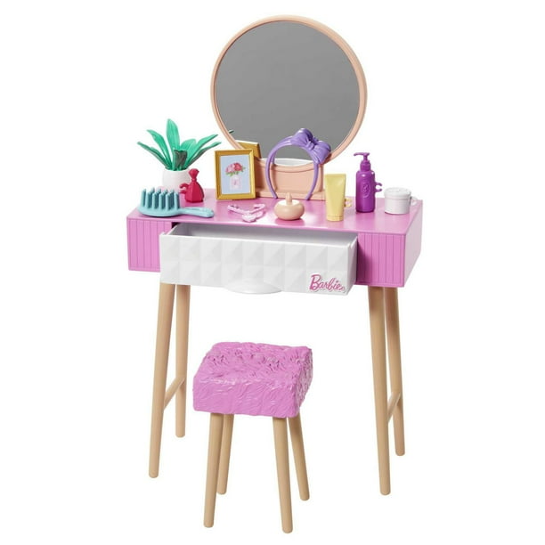 barbie rolling vanity walmart