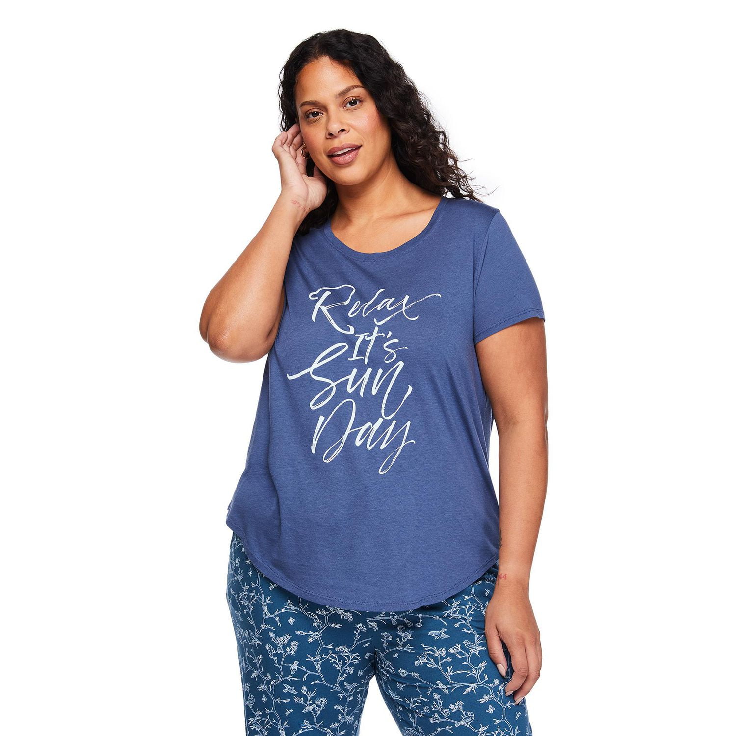 George Women's Plus Scoop-Neck Sleep T-Shirt