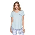 thumbnail image 1 of George Women's Plus V-Neck Sleep T-Shirt, 1 of 6