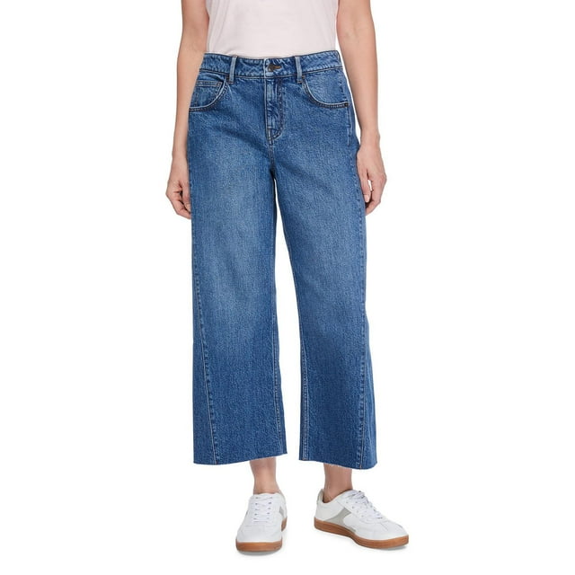 George Women's Cropped Wide Leg Jean