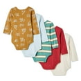 thumbnail image 2 of George Baby Boys' Bodysuit 5-Pack, 2 of 2