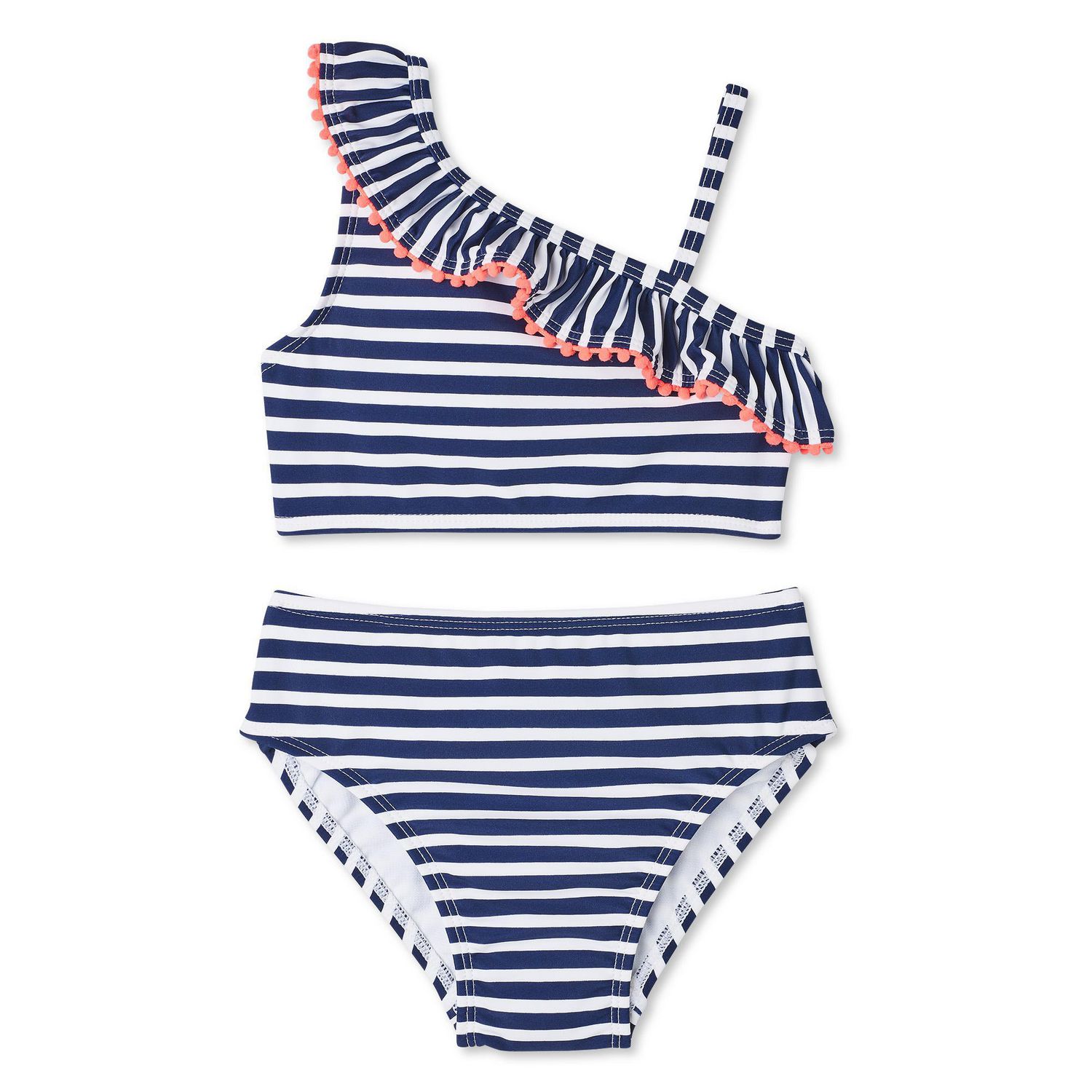 George Toddler Girls' 2-Piece Stripe Swimsuit | Walmart Canada