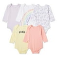 thumbnail image 1 of George Baby Girls' Bodysuit 5-Pack, 1 of 2