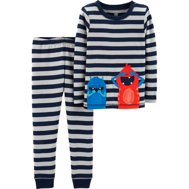Pyjama 2 pièces pour tout-petit Garcon Coton de  Child of Mine made by Carter’s – monstre
