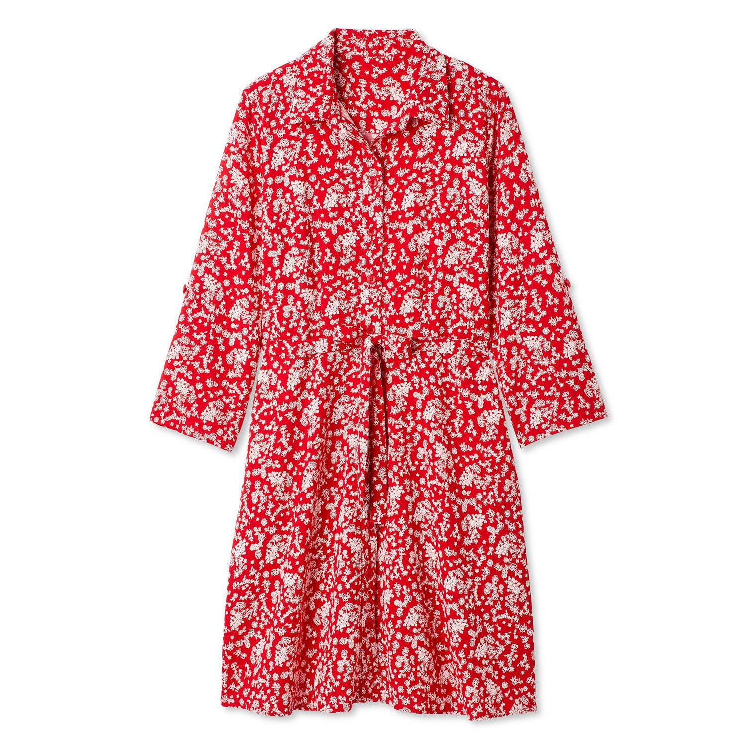 Robe à col chemisier Iyla pour femmes