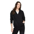 thumbnail image 1 of No Boundaries Women's Oversized Full Zip Hoodie, 1 of 6