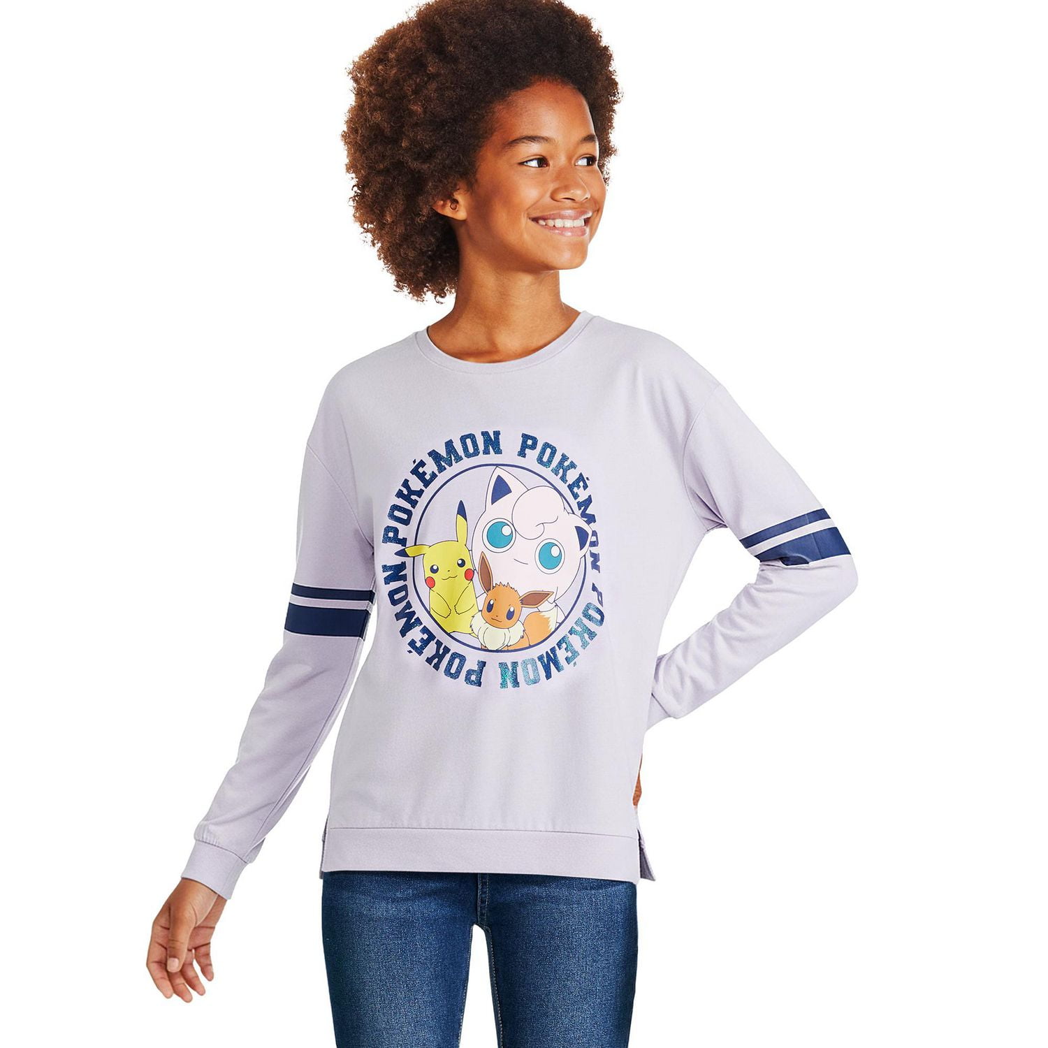 Pokemon Girls' Long-Sleeve T-Shirt
