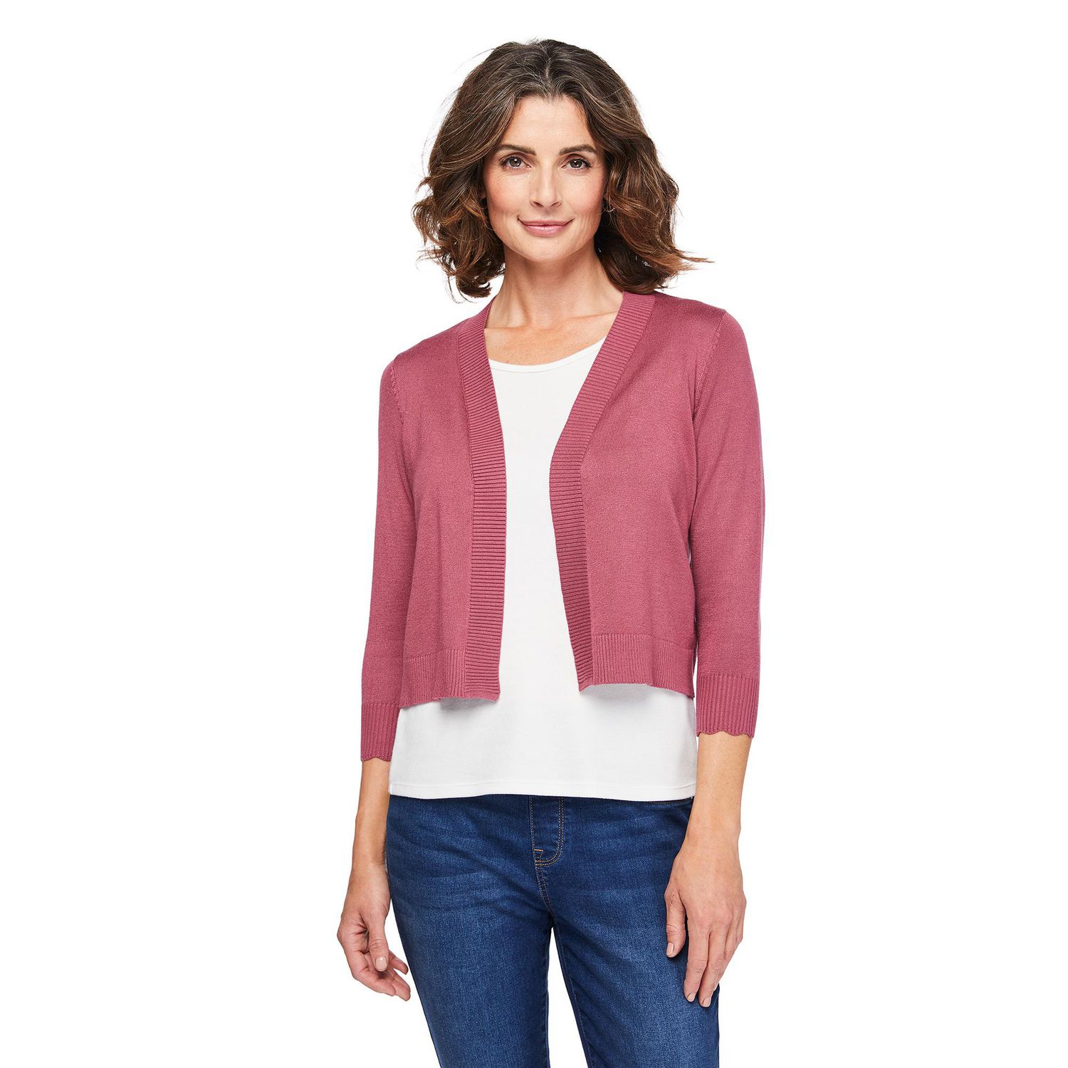 Boléro en maille à manches 3/4 Iyla pour femmes