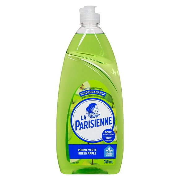 La Parisienne Green Apple Liquid Dish Soap, LP Dish Liquid Green Apple