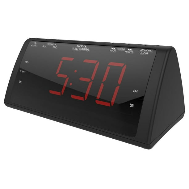 ONN Large Display Clock Radio Walmart.ca