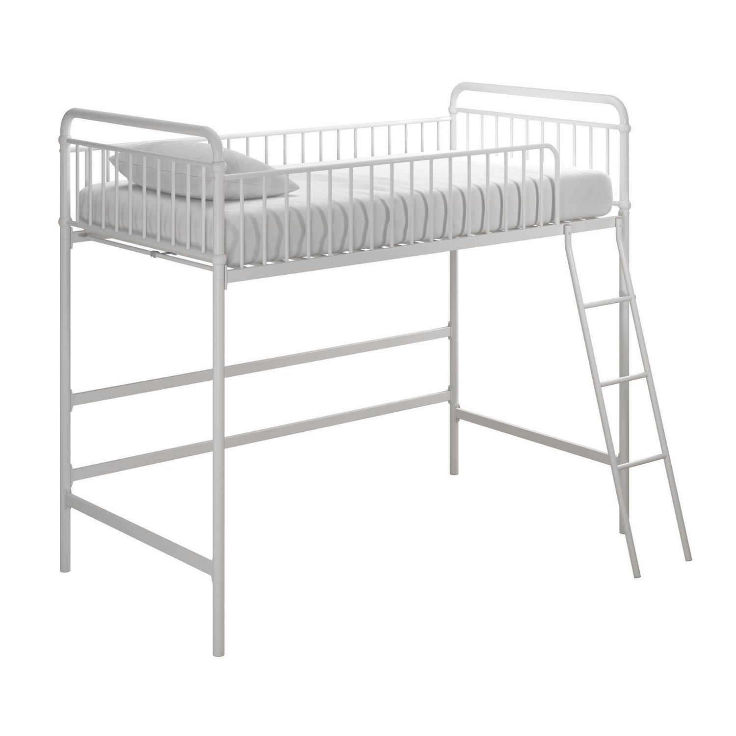 Kelsey twin deals metal loft bed