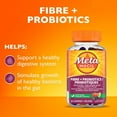 thumbnail image 2 of Metamucil, Fibre + Probiotics Gummy Supplement for Digestive Health, Plant Based, Fruit Flavoredummies, 2 of 9