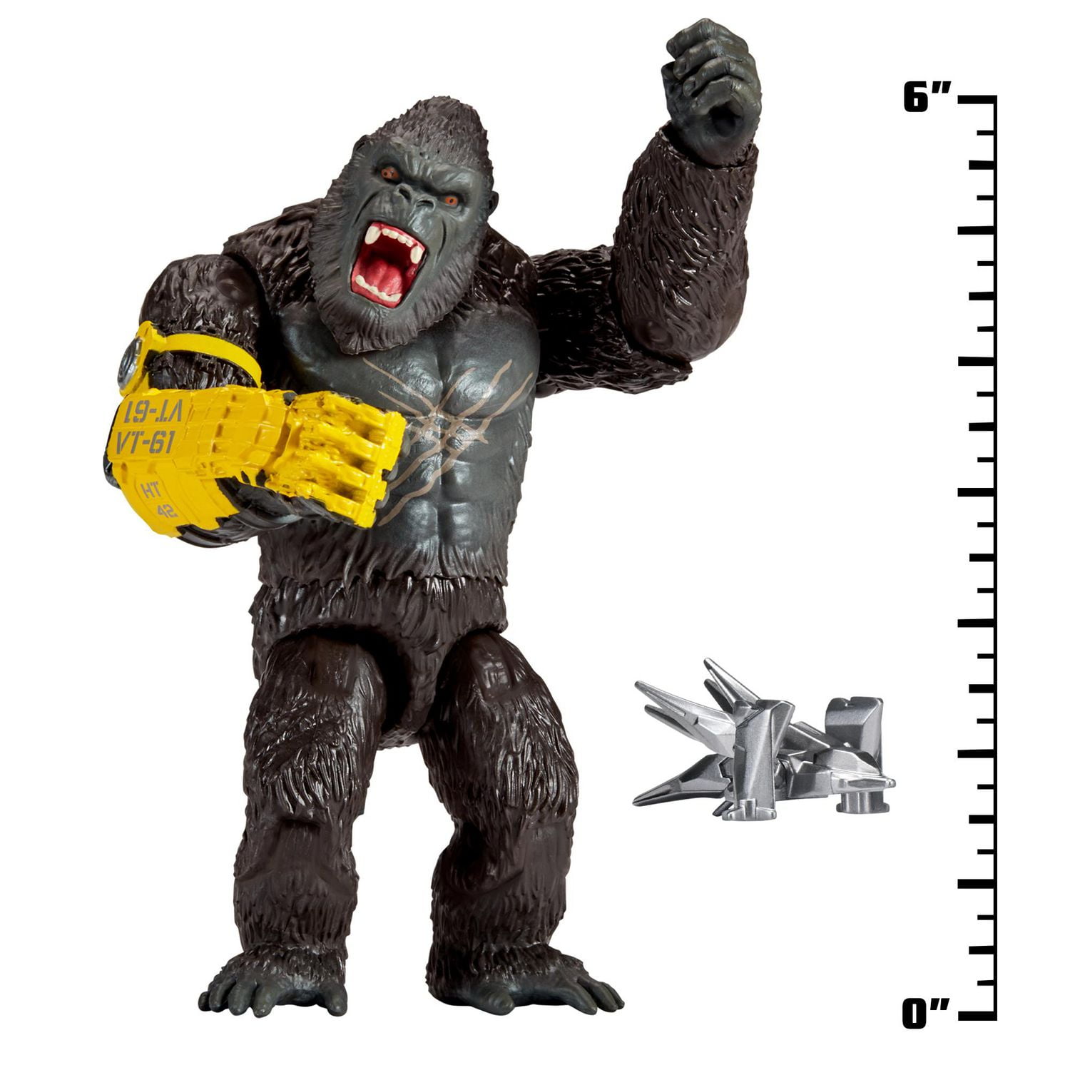 Godzilla x Kong: 6” Kong w/B.E.A.S.T. Glove (w/ HEAV) by Playmates 