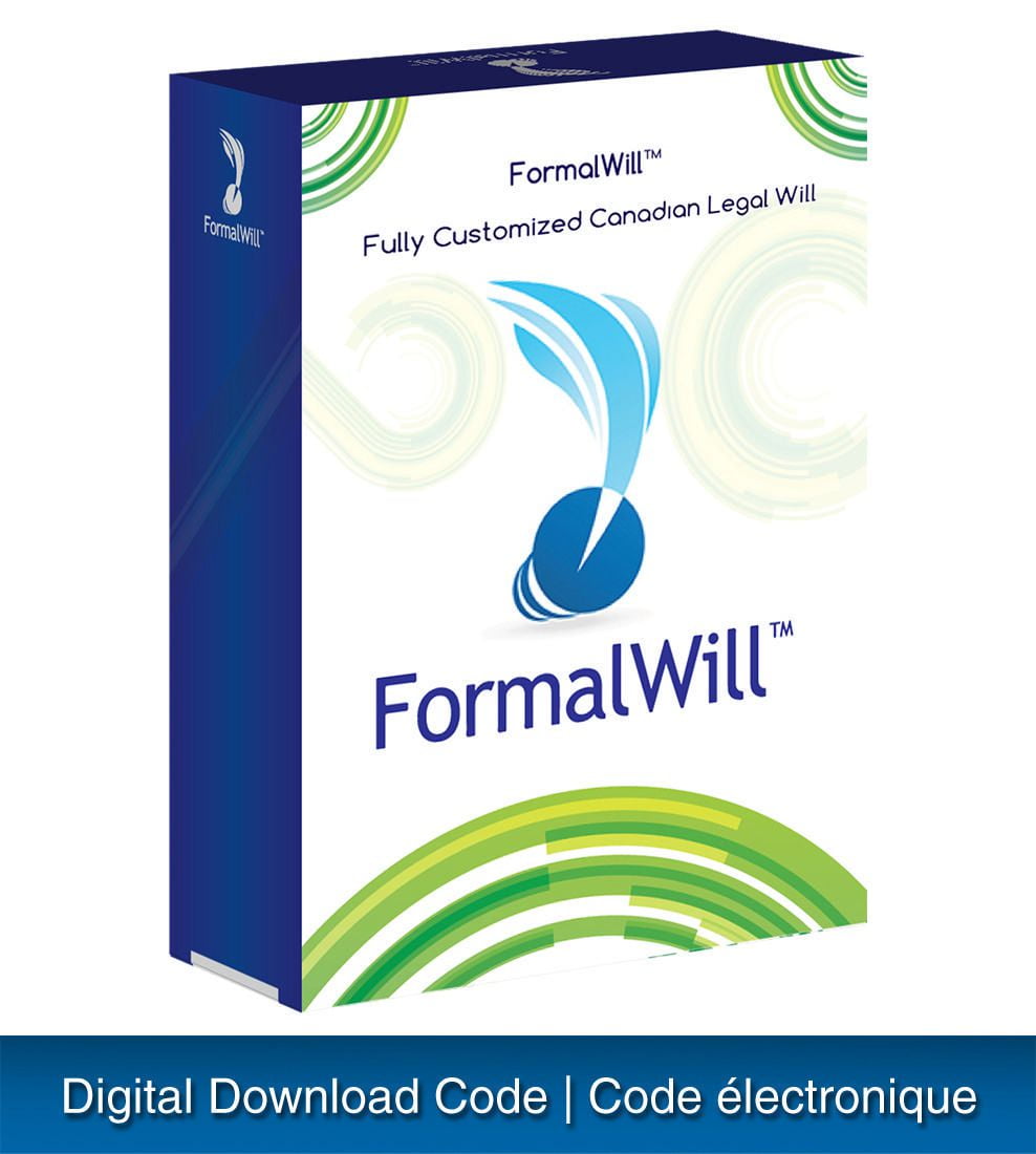 FormalWill Fully Customized Canadian Legal Will Kit Digital