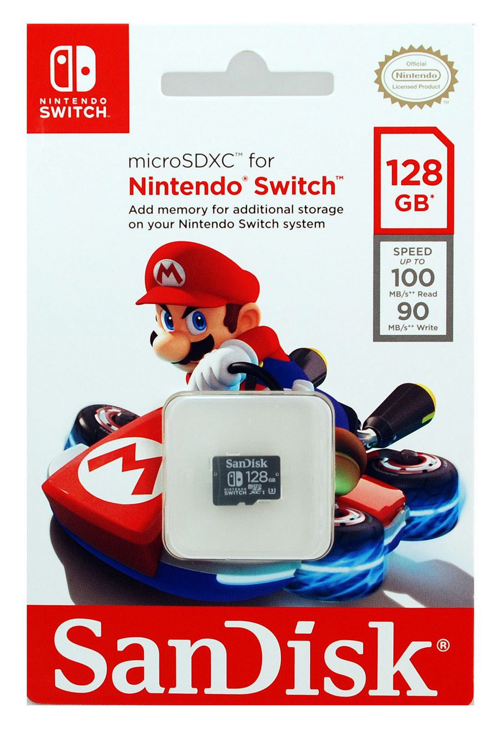 sandisk nintendo switch 128gb microsdxc card