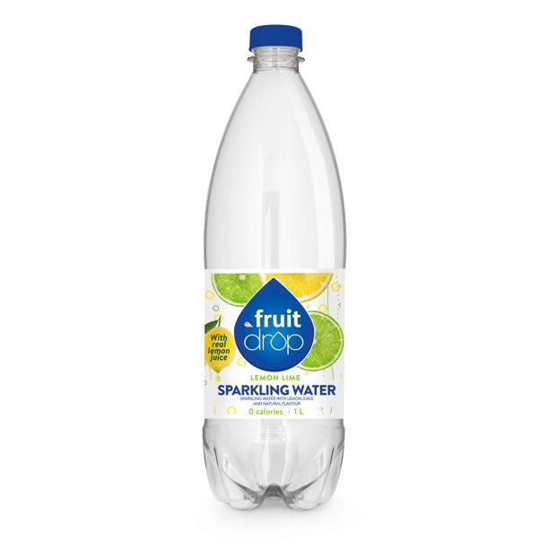 Fruit Drop Lemon Lime Sparkling Water, 1L Walmart.ca