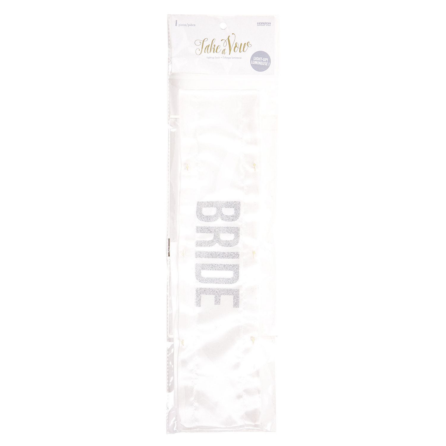 Take a Vow “Bride” Light Up Sash by Horizon Group USA Walmart Canada
