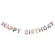 Party- Eh! Bannière « Happy Birthday » remplie de confetti par Horizon Group USA – image 2 sur 2