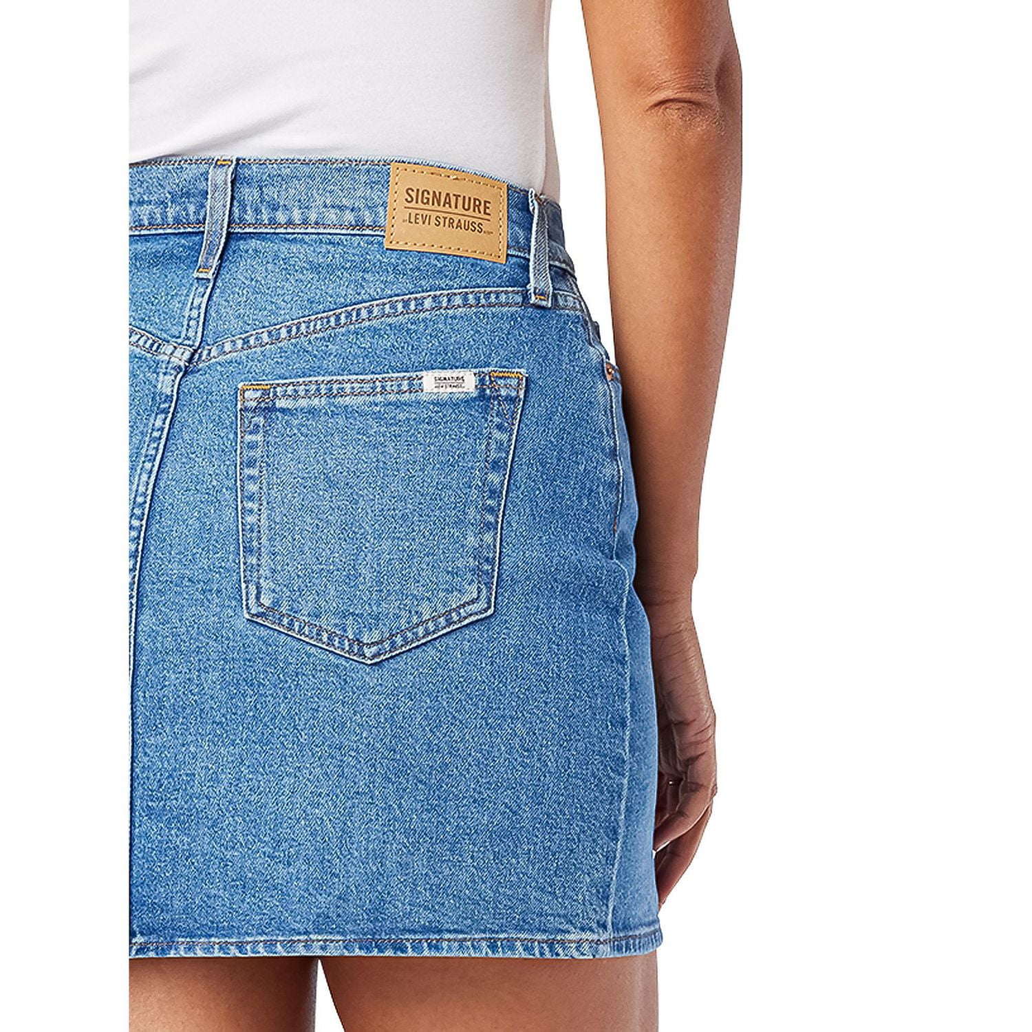 Signature by Levi Strauss Co. Women s Heritage Mini Skirt Walmart